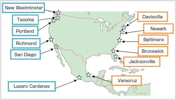 MOL auto exports from Mexico