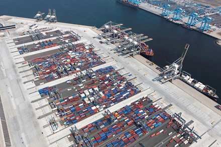 A birds-eye view of the terminal