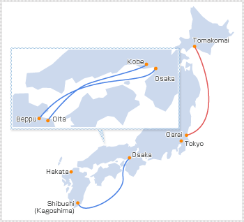 Outline of Newbuilding Ro-Pax ferries