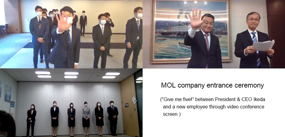 MOL company entrance ceremony