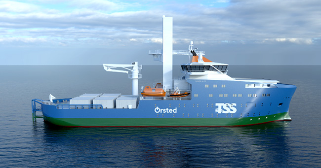 MOL Signs Asia's 1st Service Operation Vessel Time Charterer as well as Ship Building Contract
